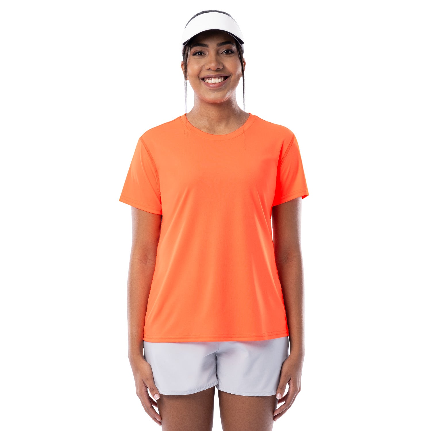 Tech Twist T-Shirt Women - Orange