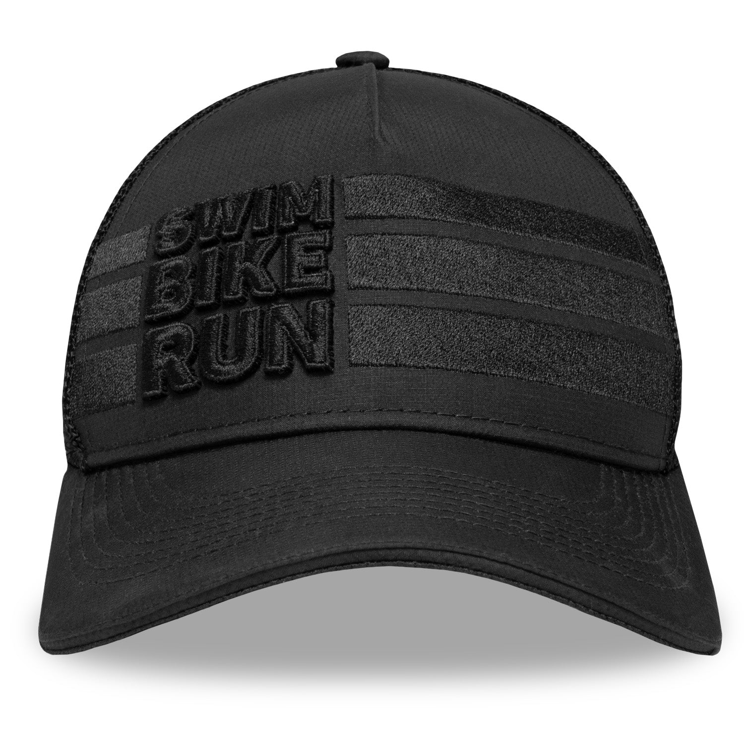 Swim Bike Run 5 Pannel Trucker Hat| Headsweats